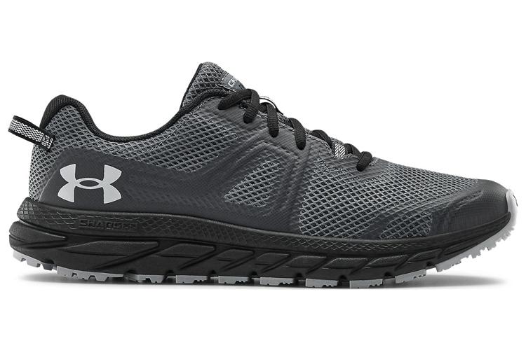 Кроссовки унисекс Under Armour Charged Toccoa 3 pitch grey black, 44.5 EU