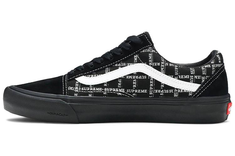 Спортивные кеды унисекс Vans Old Skool Supreme Grid черные