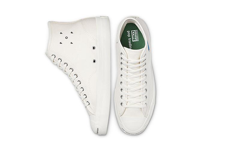 Кеды унисекс Converse Jack Purcell Pro High, egret, 42 EU
