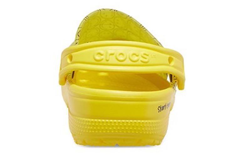 Шлепанцы унисекс Crocs Classic Clog Smiley translucent, 38-39 EU