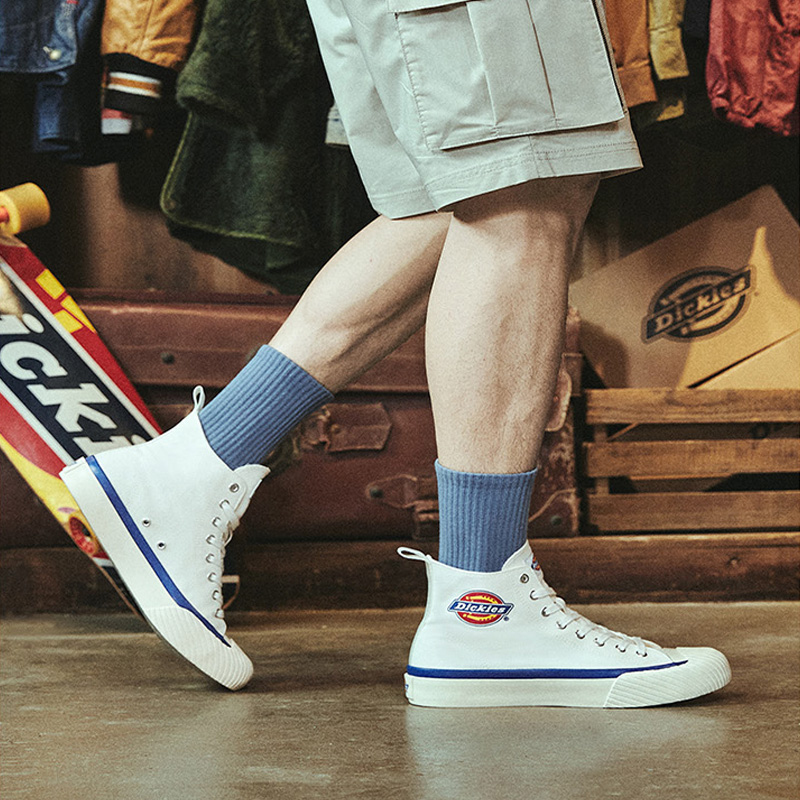 Кеды унисекс Dickies DKCNS2119 бело-синие, 37 EU