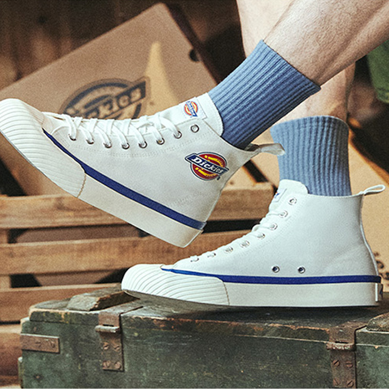 Кеды унисекс Dickies DKCNS2119 бело-синие, 37 EU