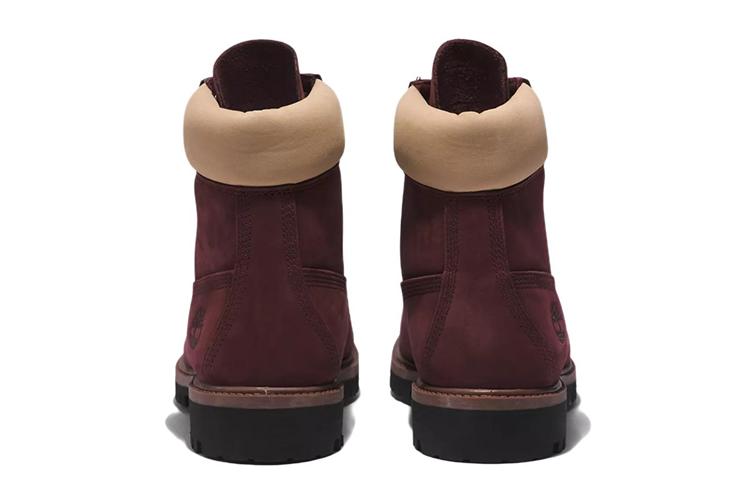 Ботинки мужские Timberland 6 Inch Premium Waterproof бордовые, 41 EU