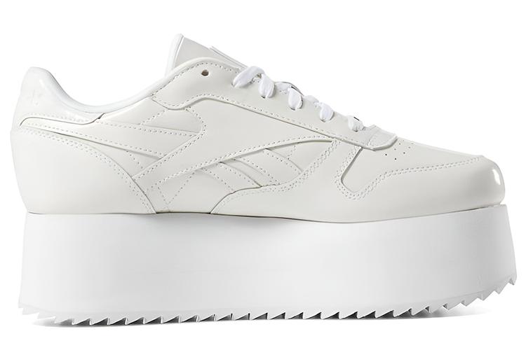 Кеды женские Reebok Classic Leather Triple Thick Sole белые, 39 EU