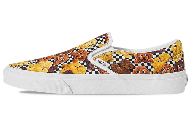 Слипоны унисекс Vans Classic Slip On Anaheim Factory желтые-коричневые
