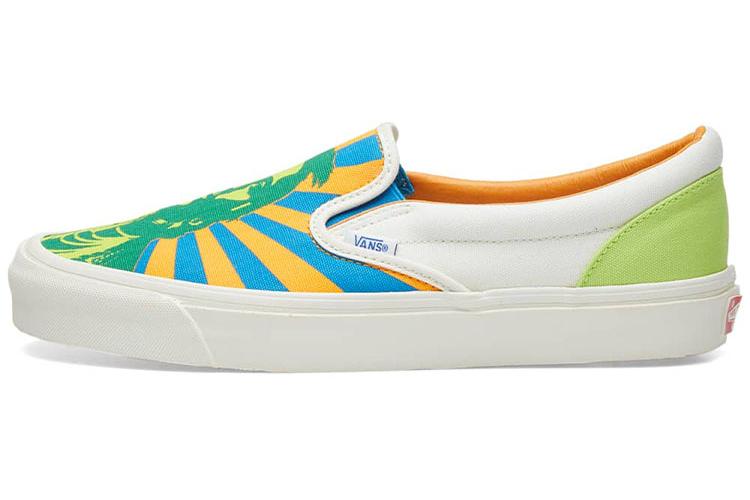 Слипоны унисекс Vans Og Classic Slip On blue-white