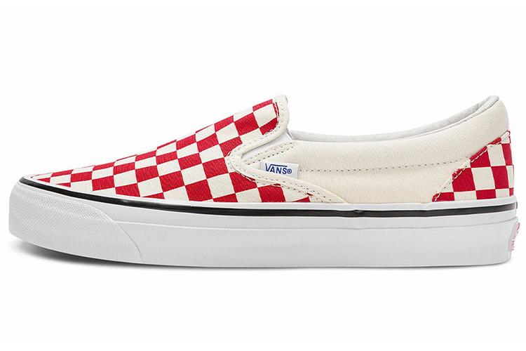Слипоны унисекс Vans OG Slip On красные