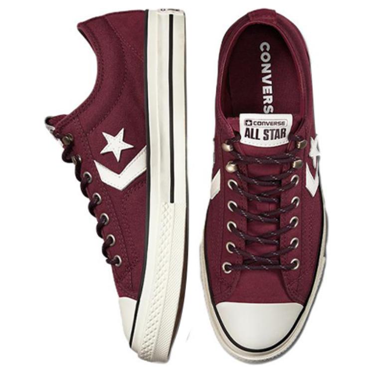 Кеды унисекс Converse Star Player 76 Retro Hike Low, deep bordeaux, 35.5 EU