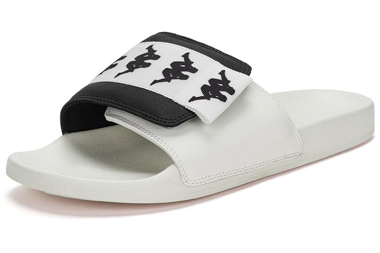 Шлепанцы унисекс Kappa K0DX5LT01D-012 черные и белые, 36 EU