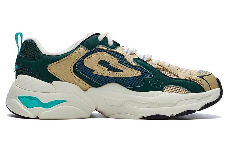 Кроссовки женские FILA Y2K Ms Low Top синий, зелёный, коричневый, 38 EU