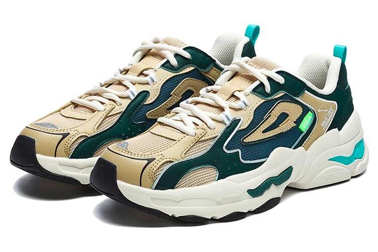 Кроссовки женские FILA Y2K Ms Low Top синий, зелёный, коричневый, 38 EU