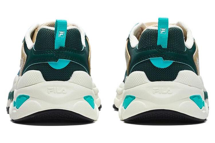 Кроссовки женские FILA Y2K Ms Low Top синий, зелёный, коричневый, 38 EU