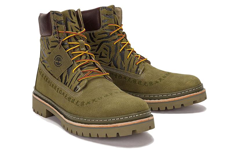 Ботинки мужские Timberland X Clot Future73, olive green, 43.5 EU