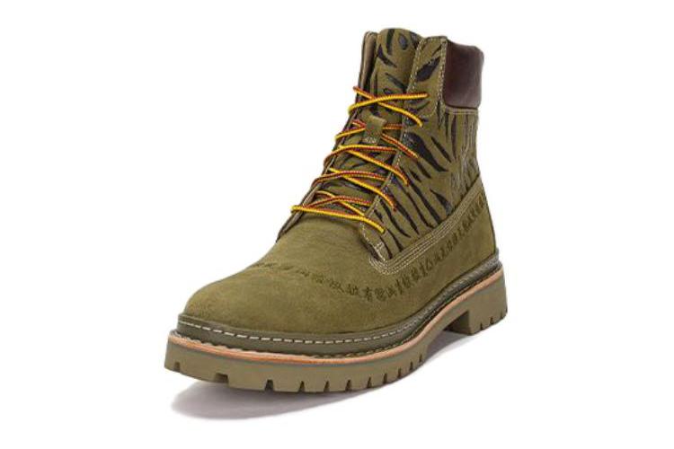 Ботинки мужские Timberland X Clot Future73, olive green, 43.5 EU