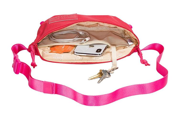 Сумка-слинг женская THE NORTH FACE NEVER STOP 3L Recycled Nylon clay red, One Size EU