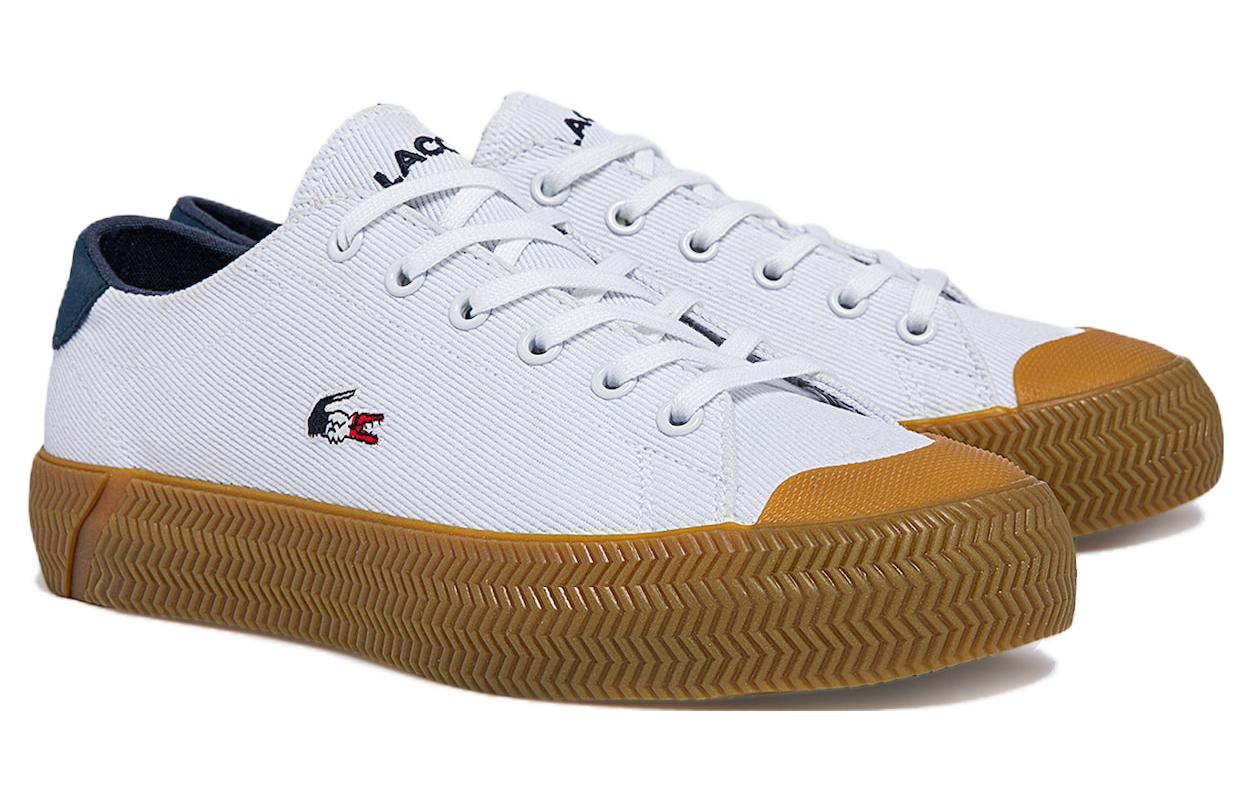 Спортивные кеды женские LACOSTE Gripshot белые, 37.5 EU