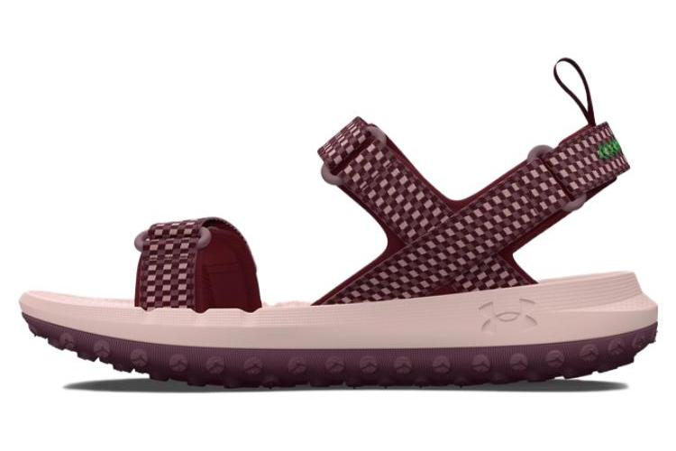 Сандалии унисекс Under Armour Fat Tire Hiking Sandal темно-красные, 44 EU