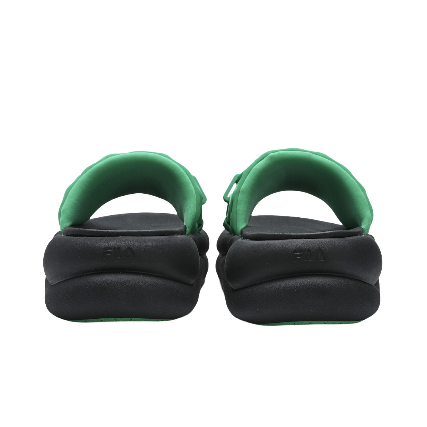 Шлепанцы женские FILA SPONGE Quick Dry Slide зелёные, 37.5 EU