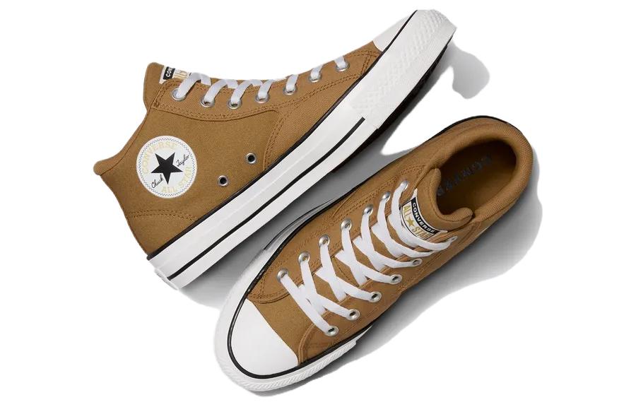 Кеды унисекс Converse All Star Malden Street Mid коричневые, 44 EU