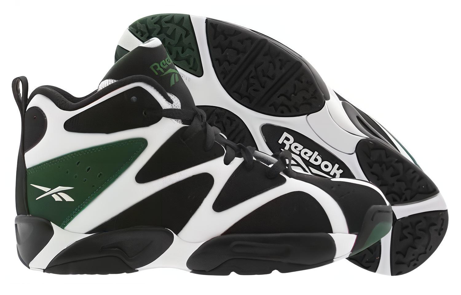Кроссовки унисекс Reebok Kamikaze I Mid черные-белые, 36 EU
