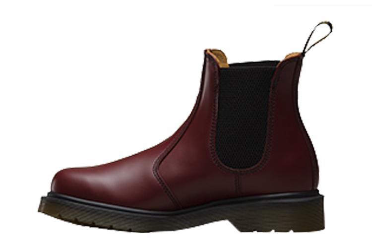 Челси-ботинки Dr. Martens 2976 Smooth вишневые
