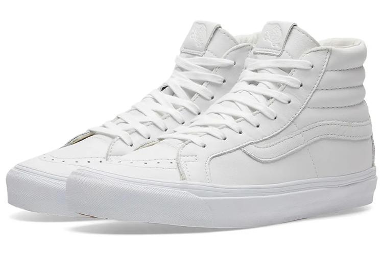 Кроссовки унисекс Vans SK8 Hi LX VLT белые, 36 EU