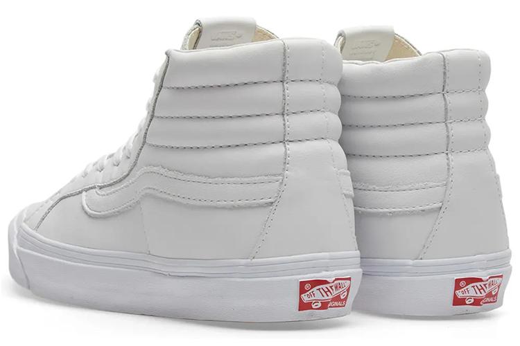 Кроссовки унисекс Vans SK8 Hi LX VLT белые, 36 EU