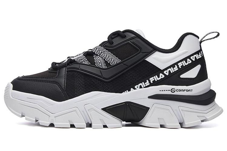 Кроссовки женские FILA Buffer Low черно-белые, 37.5 EU