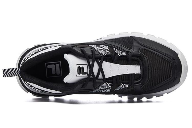 Кроссовки женские FILA Buffer Low черно-белые, 37.5 EU