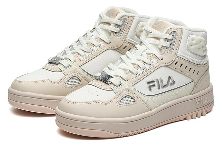 Кеды женские FILA Glory Mid Top Vintage белый/пудрово-бежевый, 36.5 EU