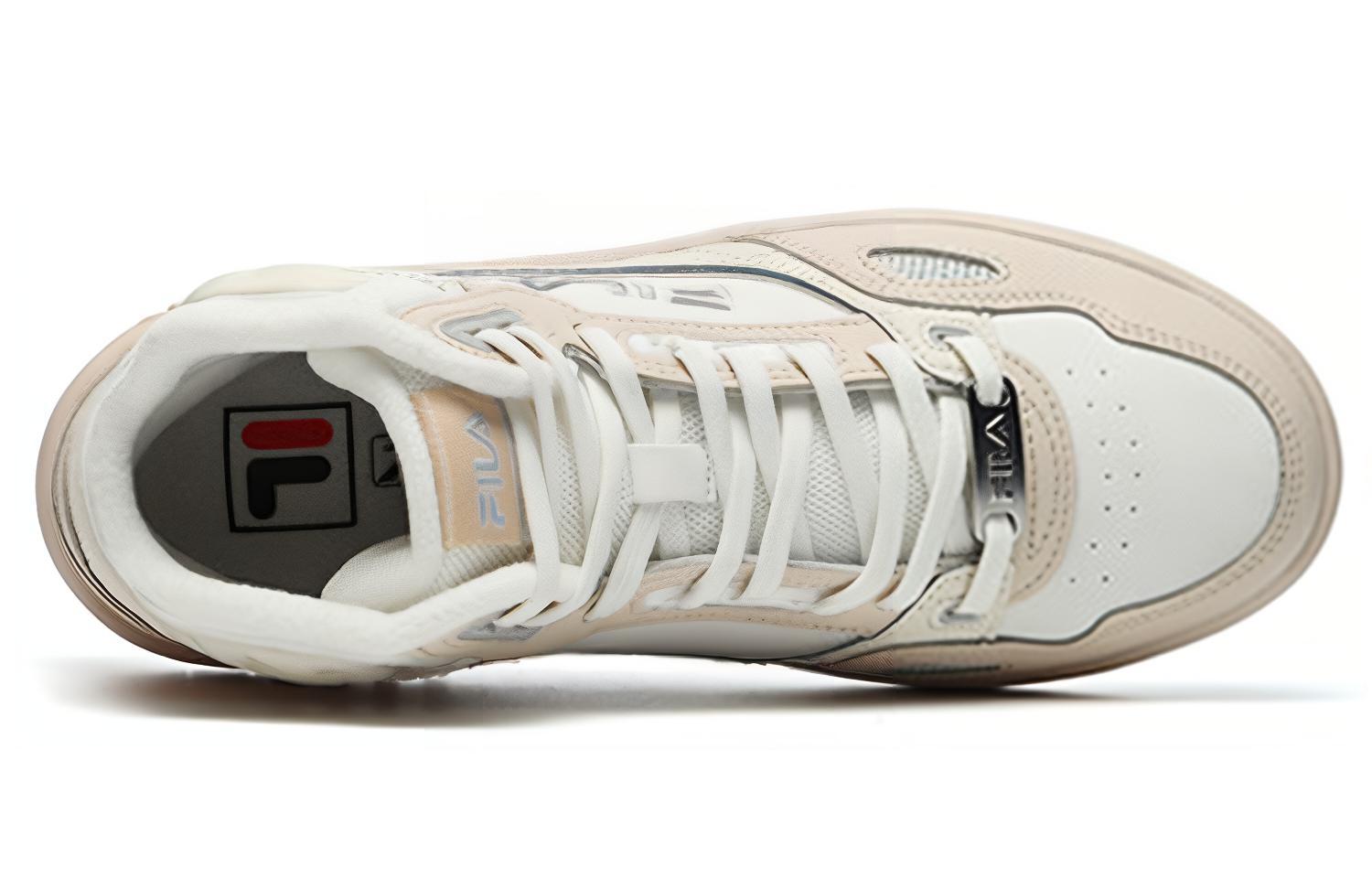 Кеды женские FILA Glory Mid Top Vintage белый/пудрово-бежевый, 36.5 EU