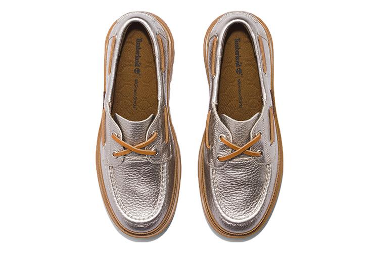 Топсайдеры женские Timberland Ray City EK серебристые, 37.5 EU