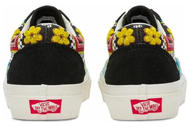 Кроссовки унисекс Vans Old Skool 36 DX черные, белые, желтые, 38 EU