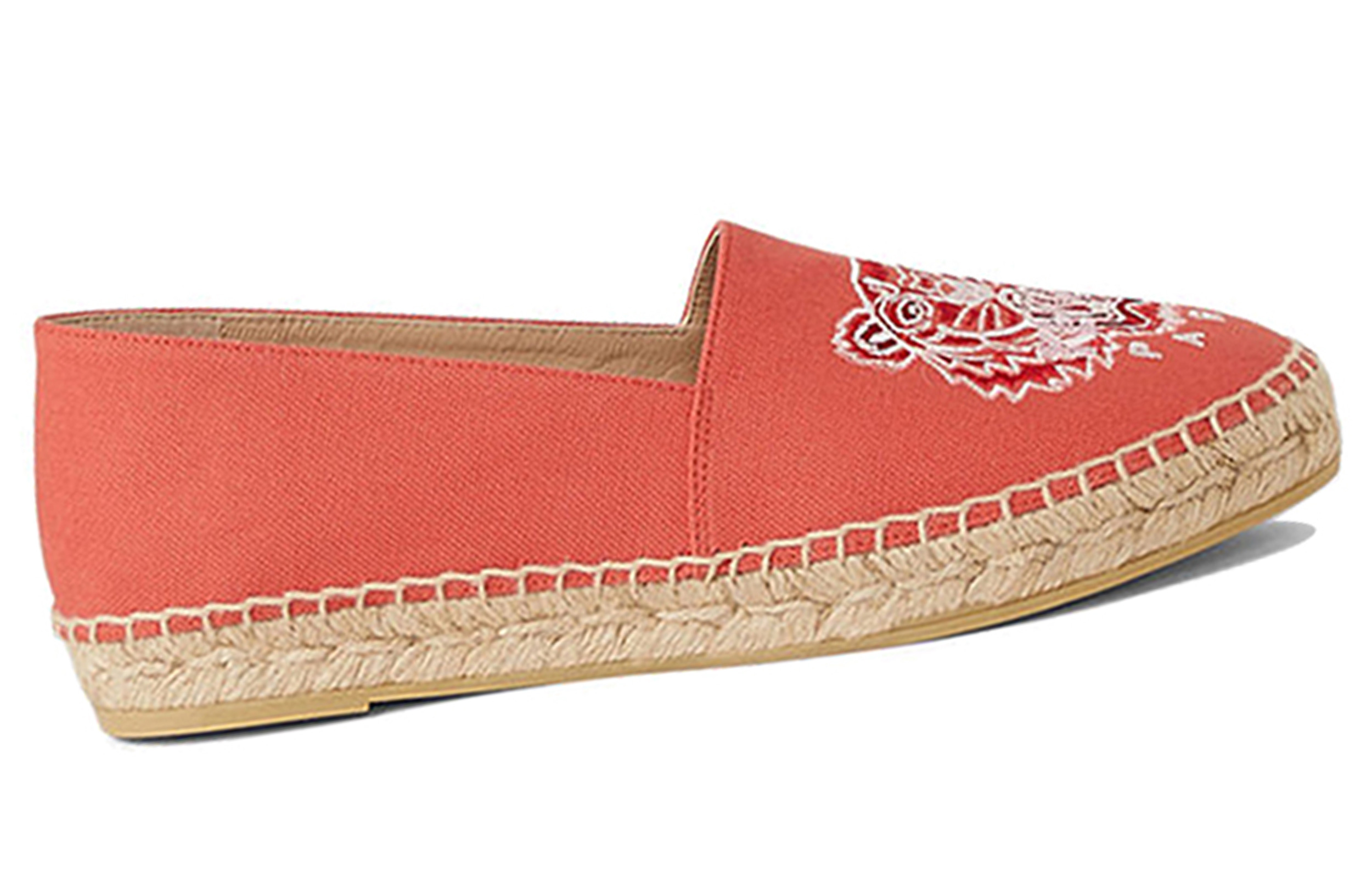 Эспадрильи женские KENZO Tiger Canvas красные, 36 EU