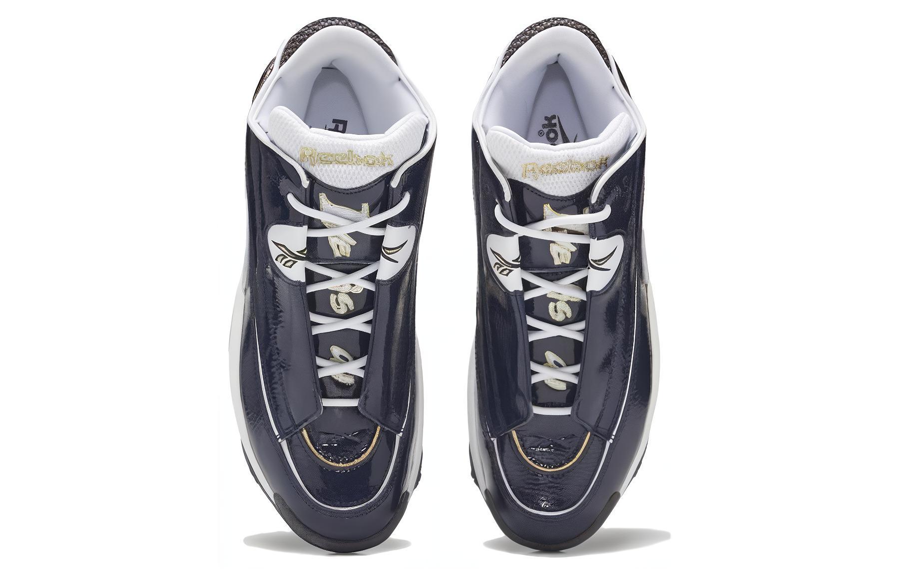 Кроссовки унисекс Reebok The Answer DMX navy-white, 42.5 EU