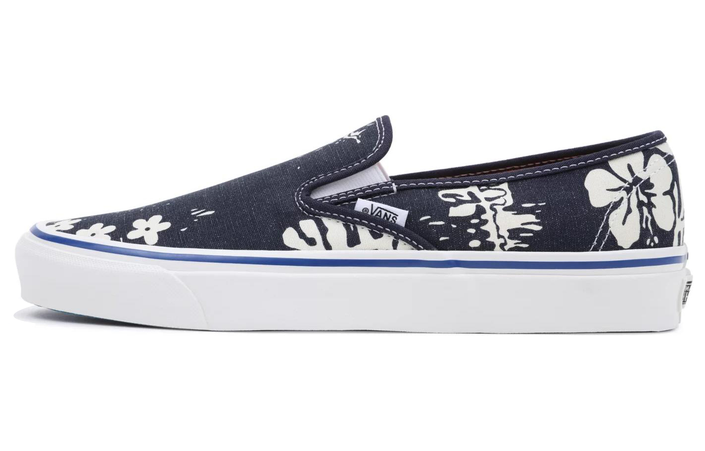 Скейт-кеды унисекс Vans Slip On Anaheim Factory 48 Deck Dx navy