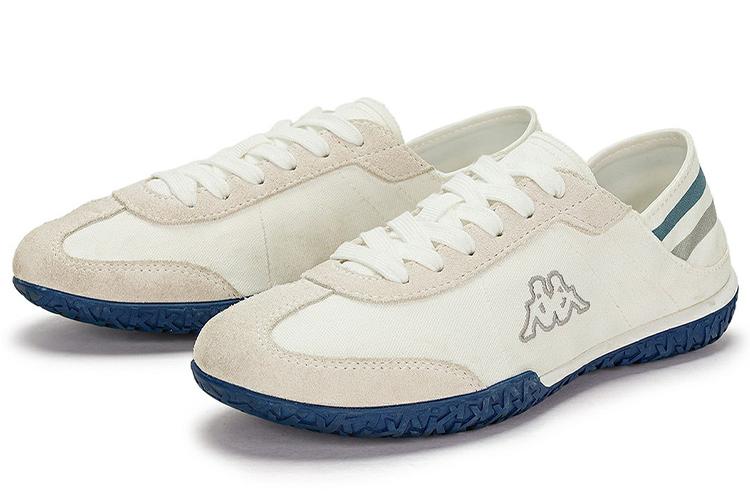 Кроссовки унисекс Kappa Lifestyle Shoes белые и синие, 41 EU