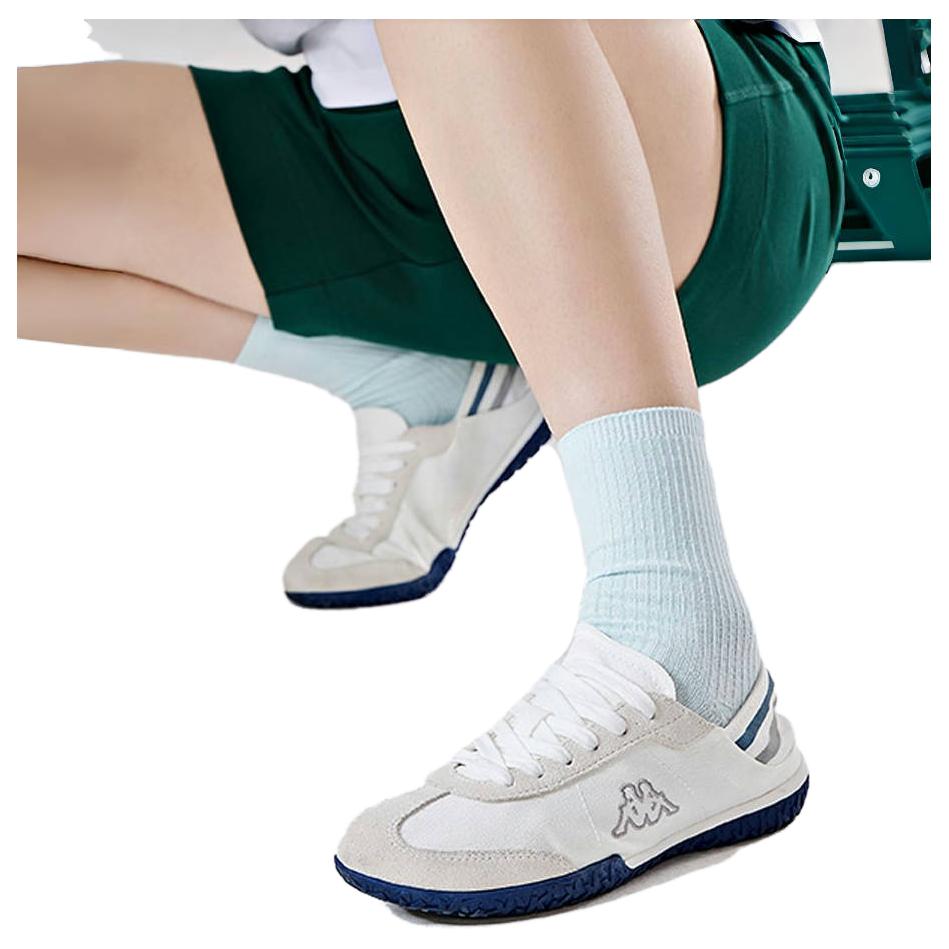 Кроссовки унисекс Kappa Lifestyle Shoes белые и синие, 41 EU