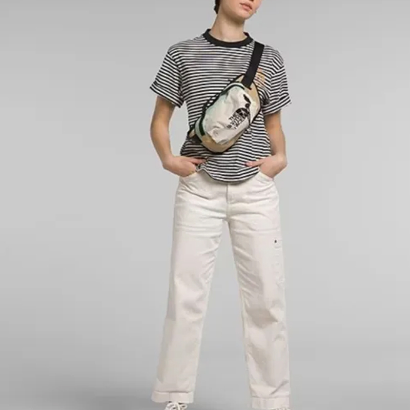 Сумка унисекс THE NORTH FACE 5.1L белая и хаки, Large EU