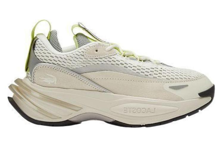 Кроссовки женские LACOSTE 46SFA0100-6D2 бежевые, 35.5 EU