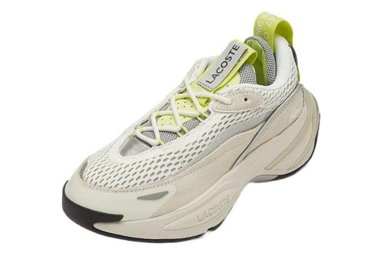 Кроссовки женские LACOSTE 46SFA0100-6D2 бежевые, 35.5 EU