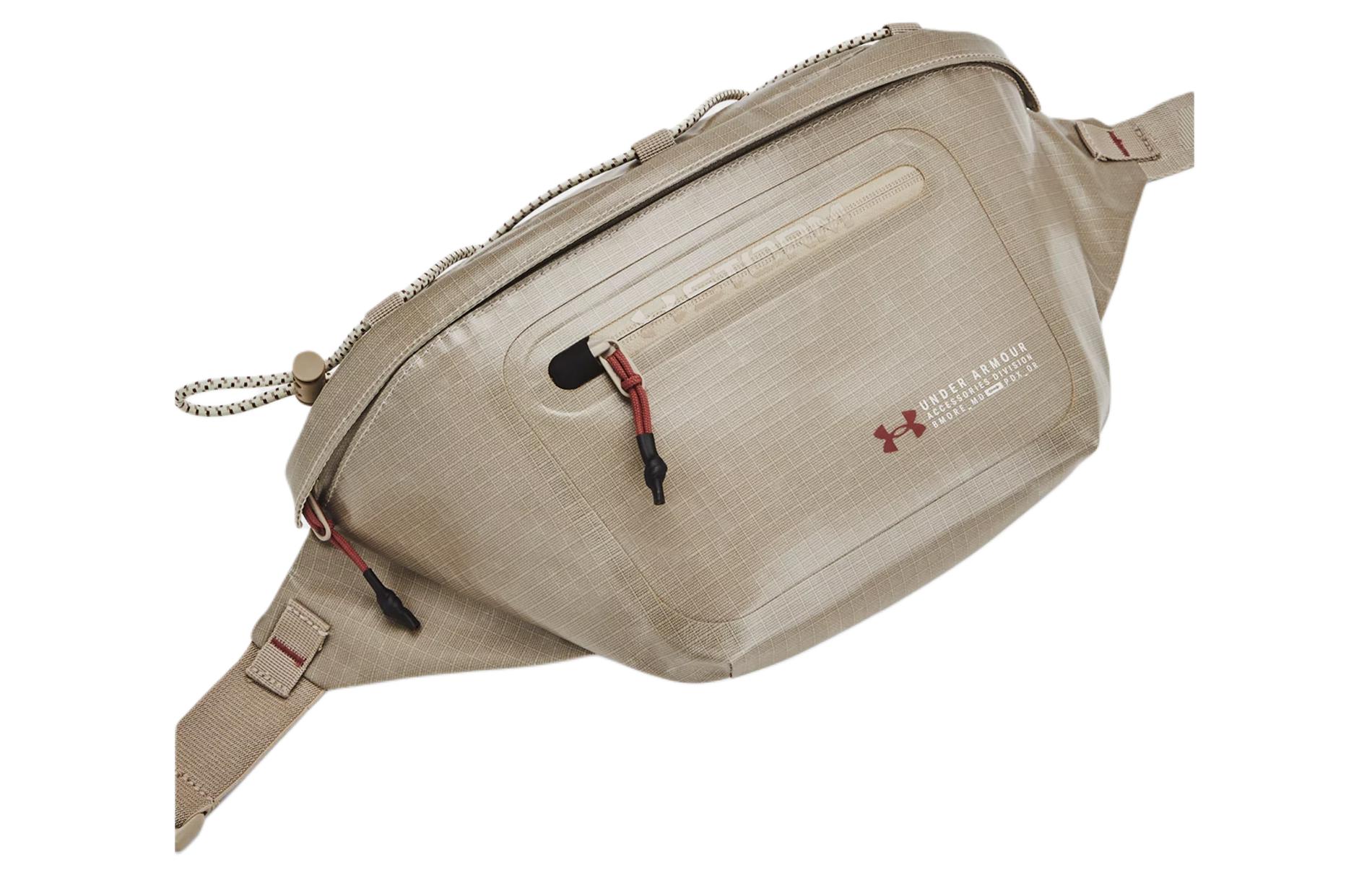 Поясная сумка унисекс Under Armour SUMMIT, taupe & cinnamon red