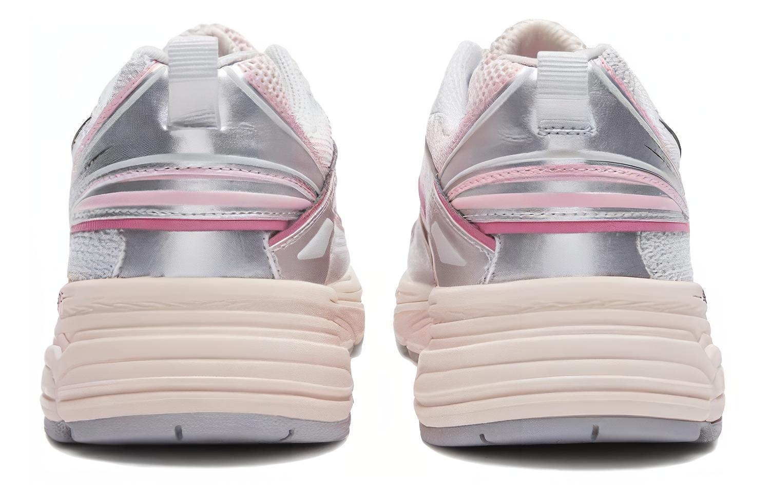 Кроссовки унисекс FILA Interrun Cushioning серебристо-розовые, 250 EU