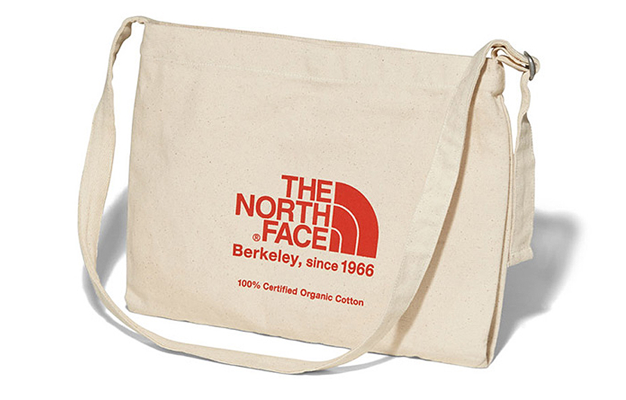 Сумка унисекс THE NORTH FACE 10L белая и красная