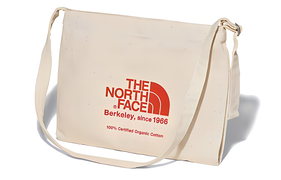 Сумка унисекс THE NORTH FACE 10L белая и красная