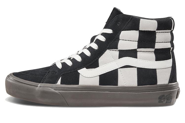 Кеды унисекс Vans Sk8-Hi LX Checkerboard черные, 40.5 EU