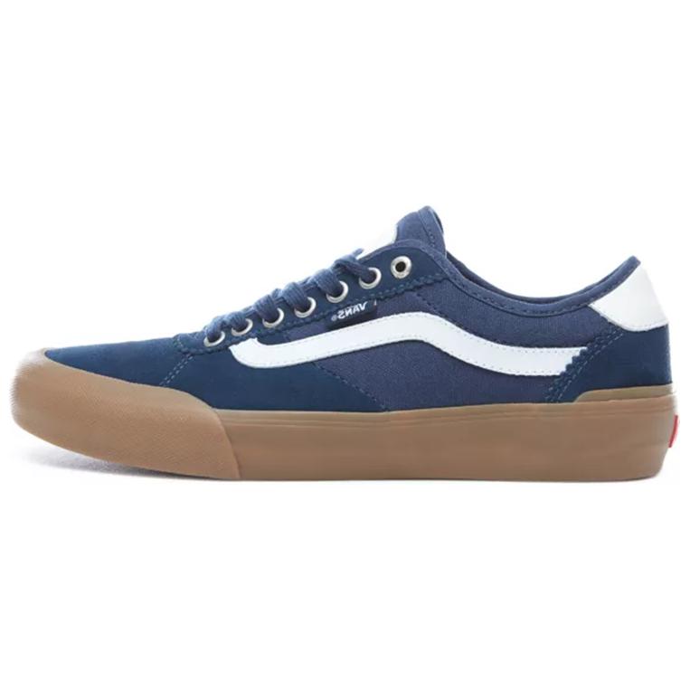Кроссовки унисекс Vans Chima Pro 2, blue-brown, 34.5 EU