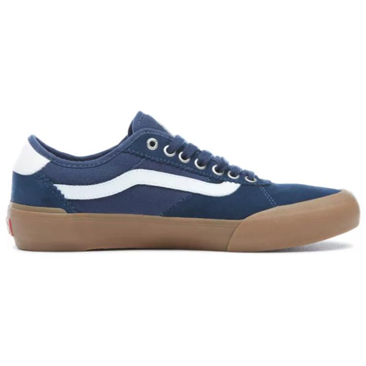 Кроссовки унисекс Vans Chima Pro 2, blue-brown, 34.5 EU