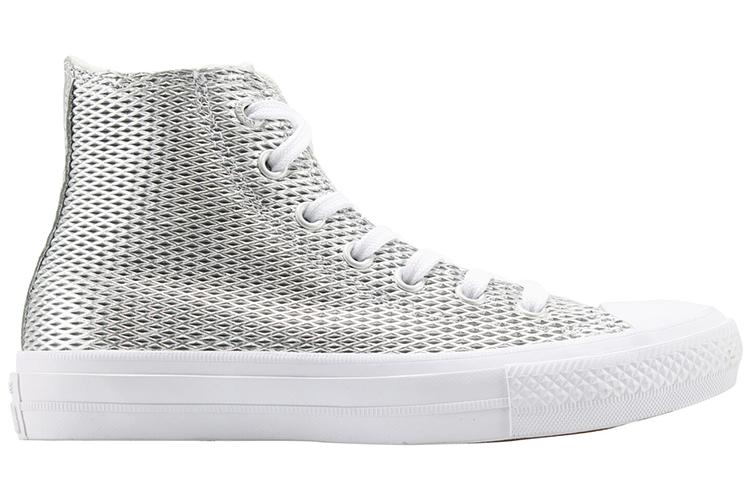 Кеды женские Converse Chuck Taylor All Star 2 High серебристые, 36.5 EU