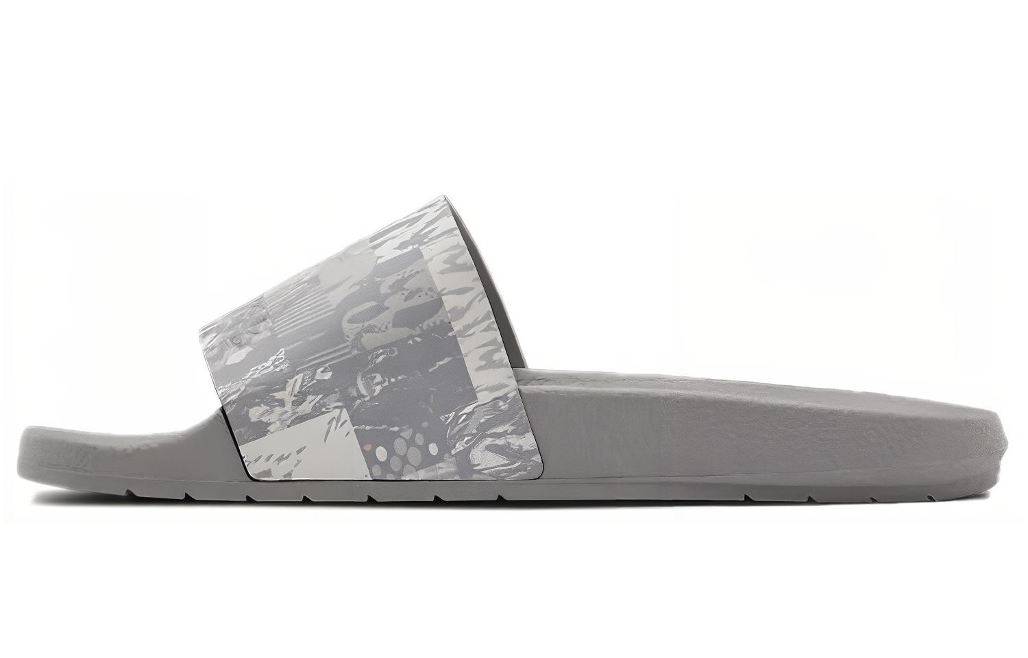 Шлепанцы унисекс Under Armour Core Remix Striker Hui серые, 45 EU